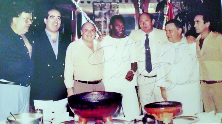 Pelé, amante de la cocina gallega