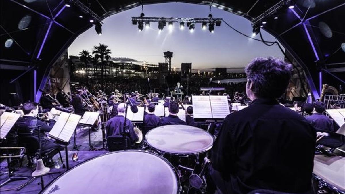 Concert a la platja