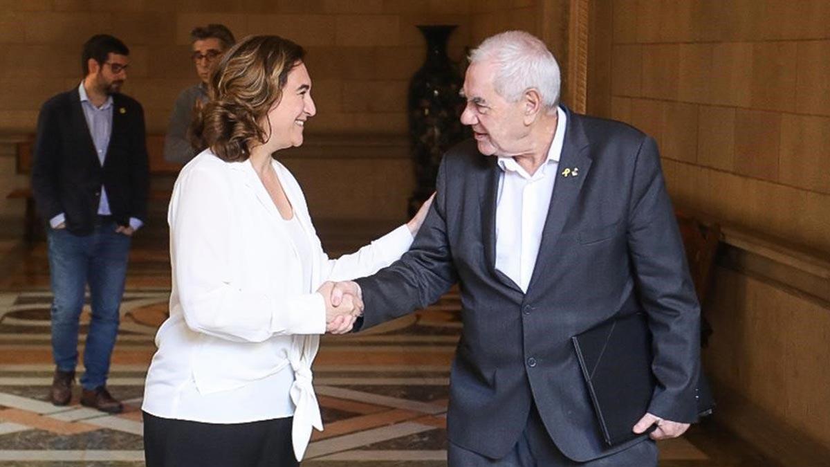 Colau y Maragall dan por hecho el pacto sobre los presupuestos de Barcelona.