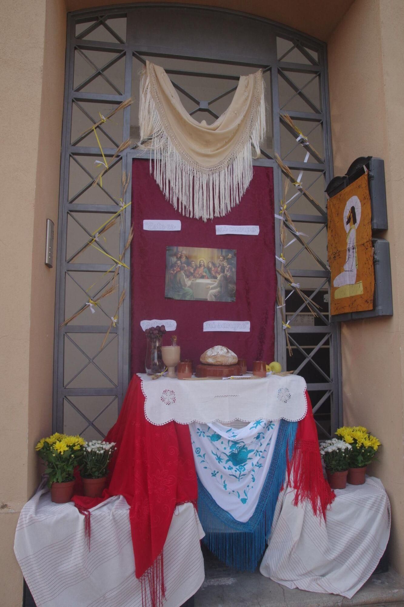 Imágenes de la procesión del Corpus, en Pedregalejo