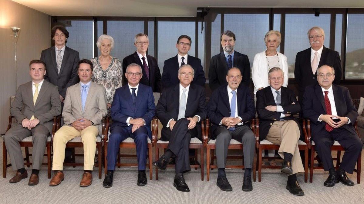 Los miembros del  consejo asesor de expertos en iinvestigación de la Fundación la Caixa.