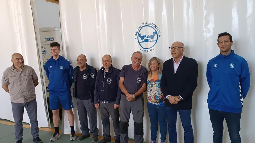 El Club Baloncesto Zamora: su campaña más solidaria inicia junto a Banco de Alimentos de Zamora