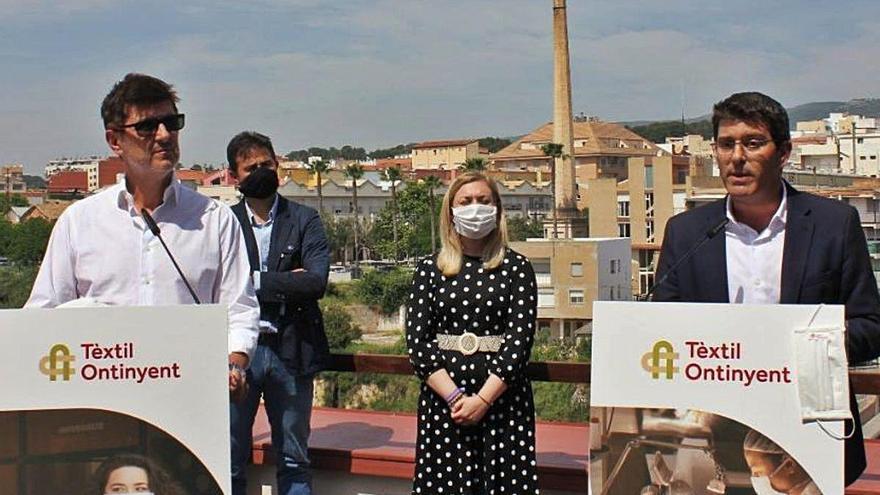 Penalba y Rodríguez, ayer en la presentación del clúster en el Palau de la Vila.