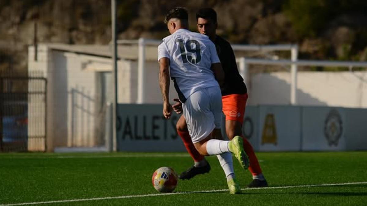 Fran García, durante un partido