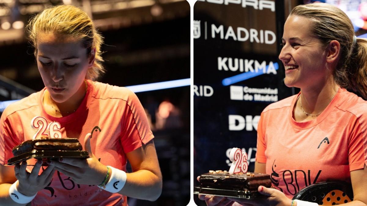 Ari Sánchez celebró su aniversario en la pista