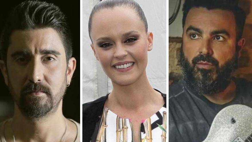 Álex Ubago, Shaila Dúrcal y Huecco.