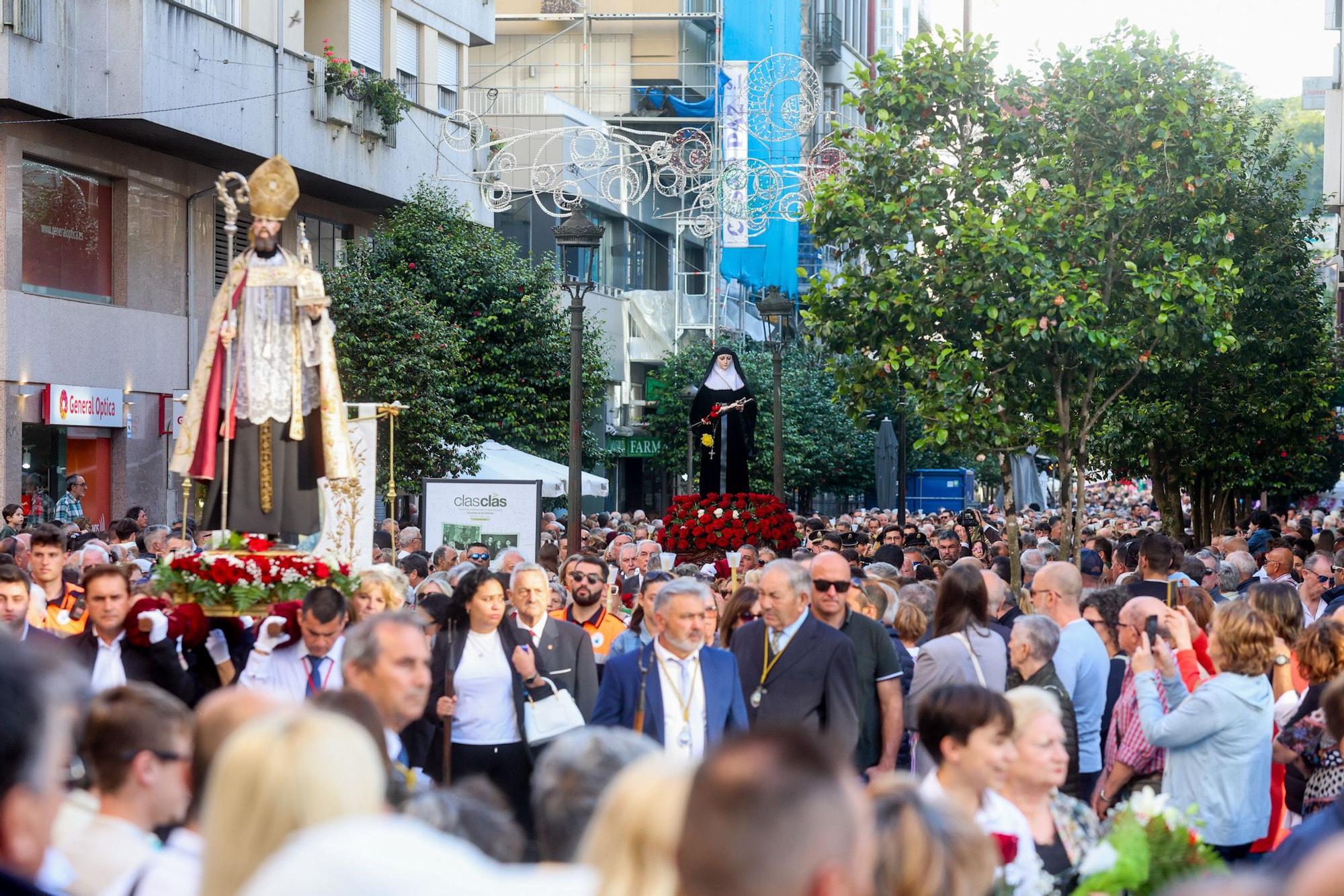Santa Rita llena Vilagarcía de devoción, fiesta y tradición