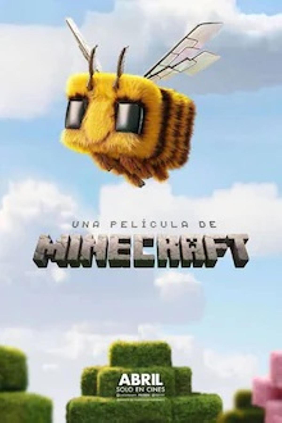 Cartel de la película Minecraft.