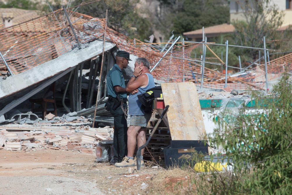 Un obrero de 36 años muere al derrumbarse un edificio en Marratxí