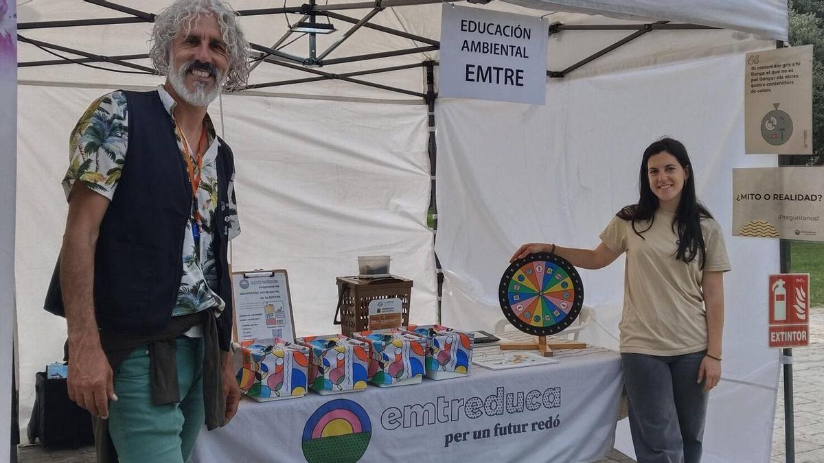 Actividad de la Emtre en la XV Fira Comerç de Burjassot.