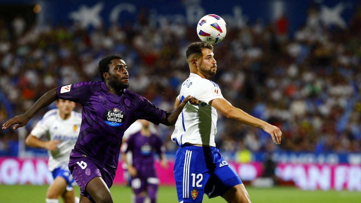 Sinan Bakis durante el partido contra el Valladolid de la pasada temporada en La Romareda.