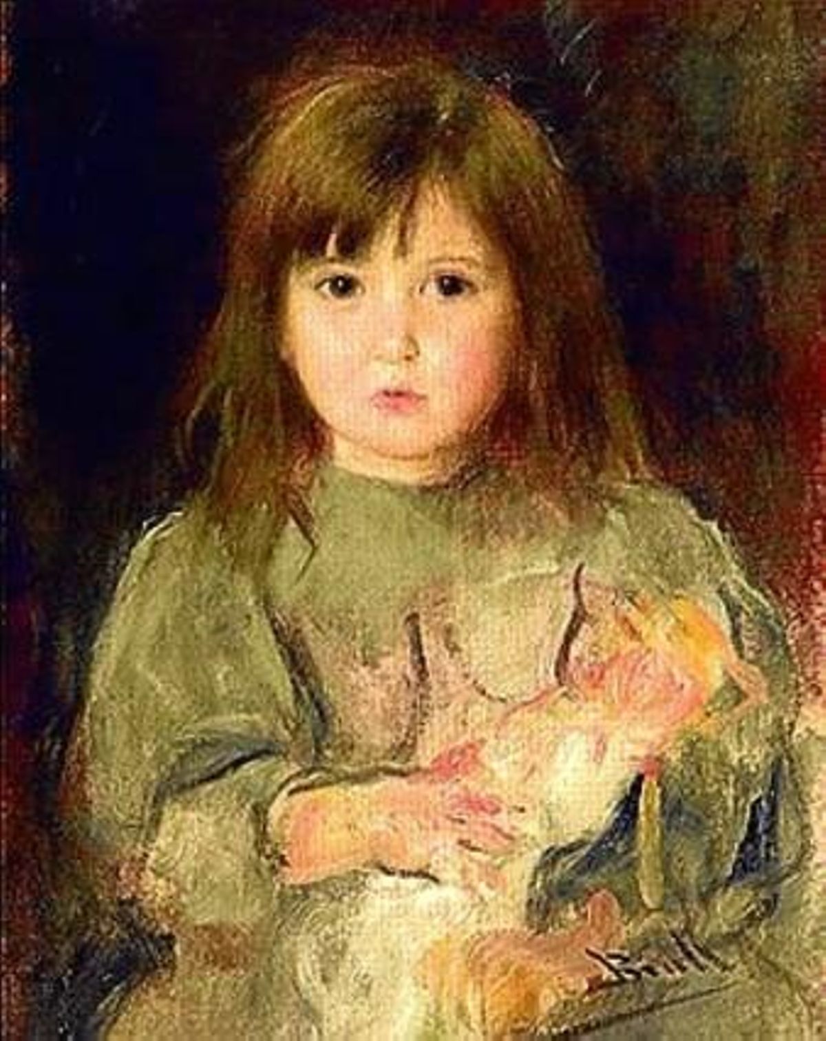 ’Retrat de la filla de l’artista’. ’Retrat de la filla de l’artista’.