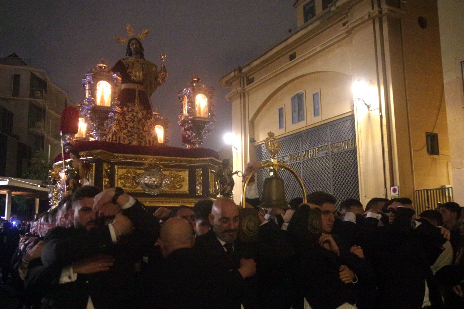 Vía Crucis de la Agrupación de Cofradías de 2025 con el Señor de la Cena