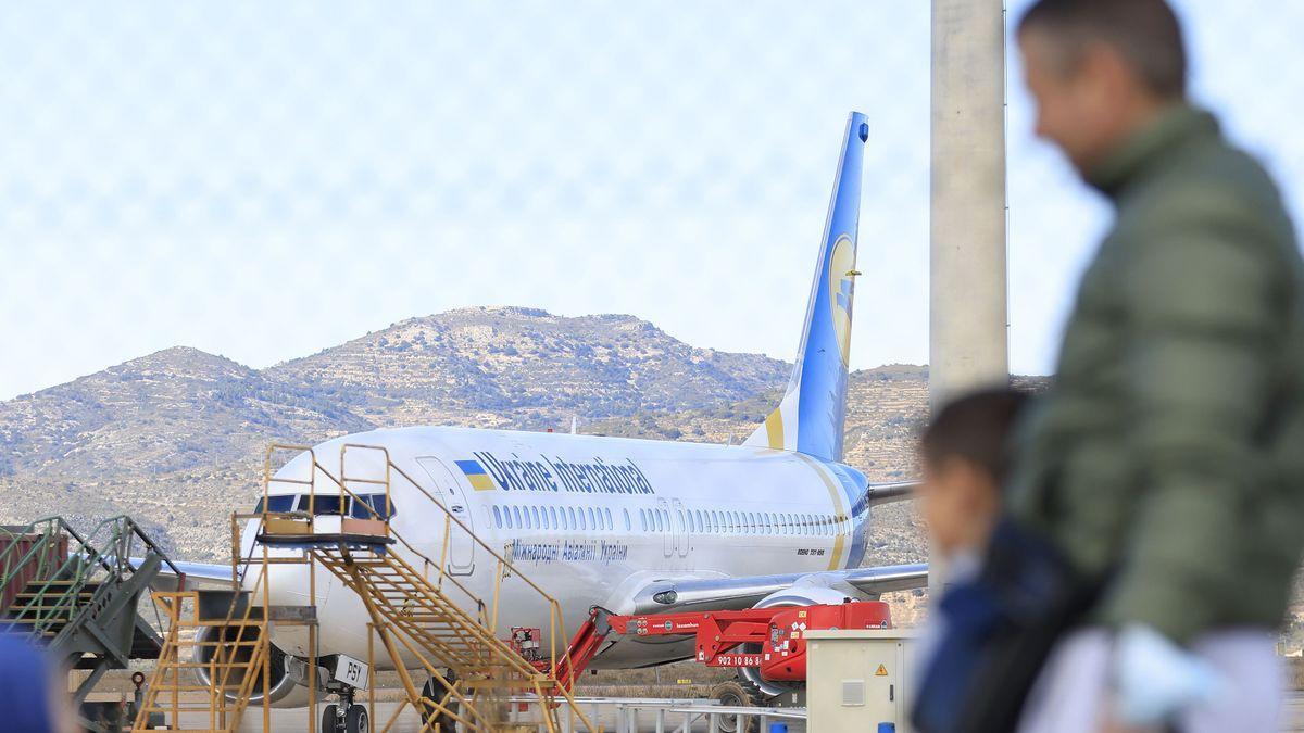 Imagen de un avión ucraniano.