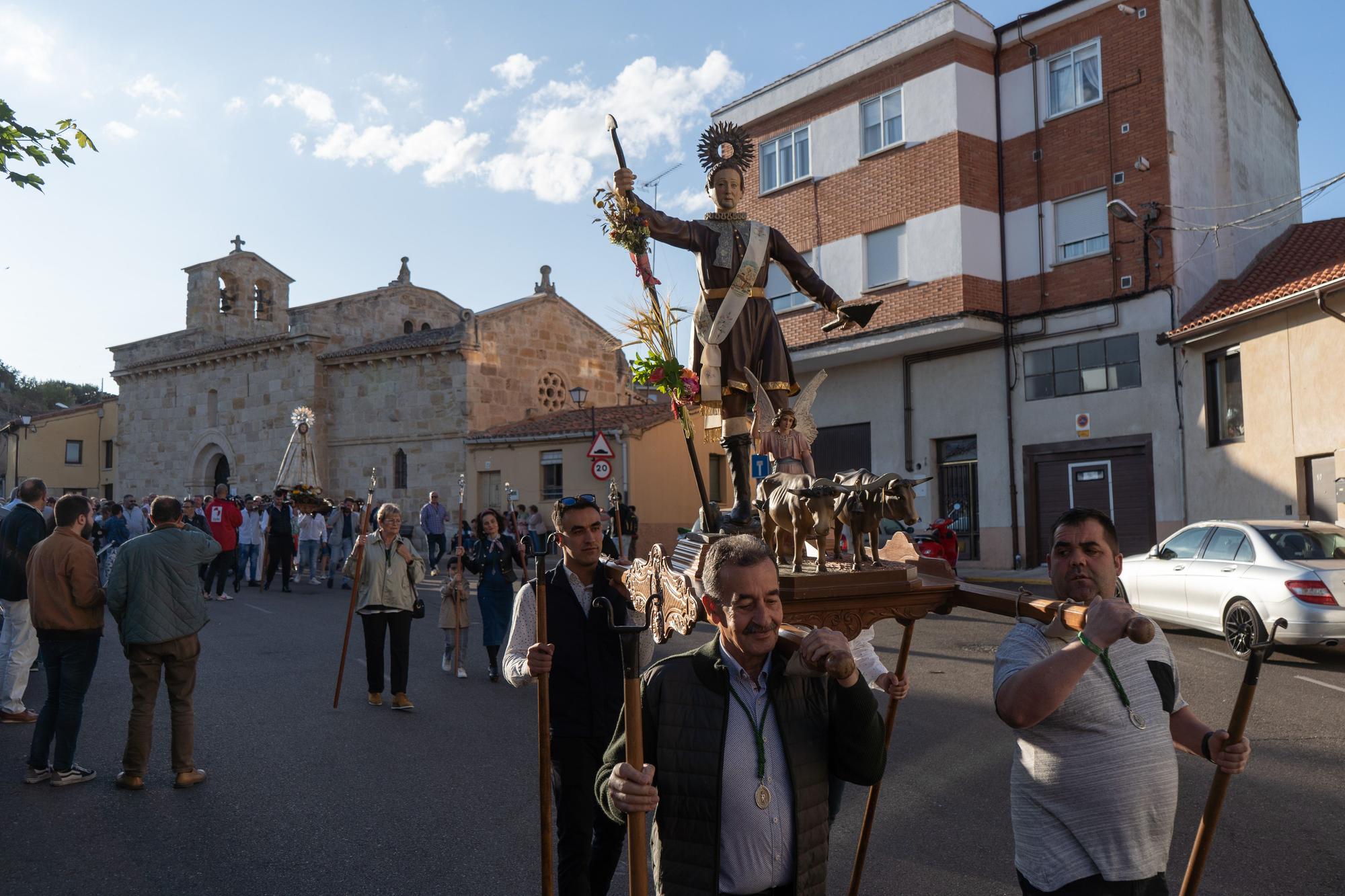 Procesión de San Isidro Labrador en Zamora capital