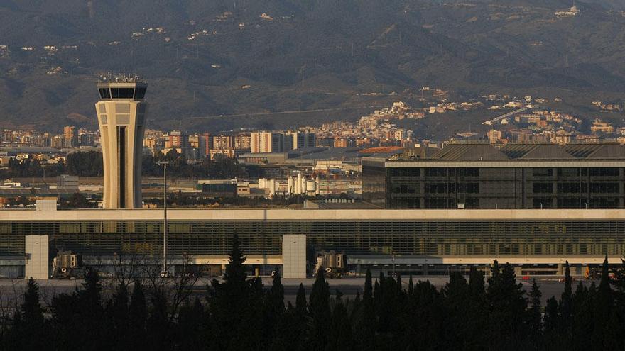 El avión despegó de Málaga.