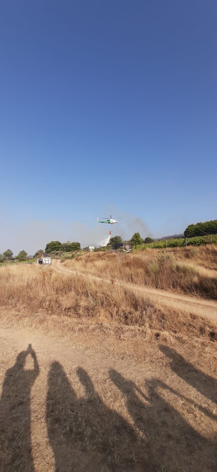 Incendio declarado en Figueruela de Abajo