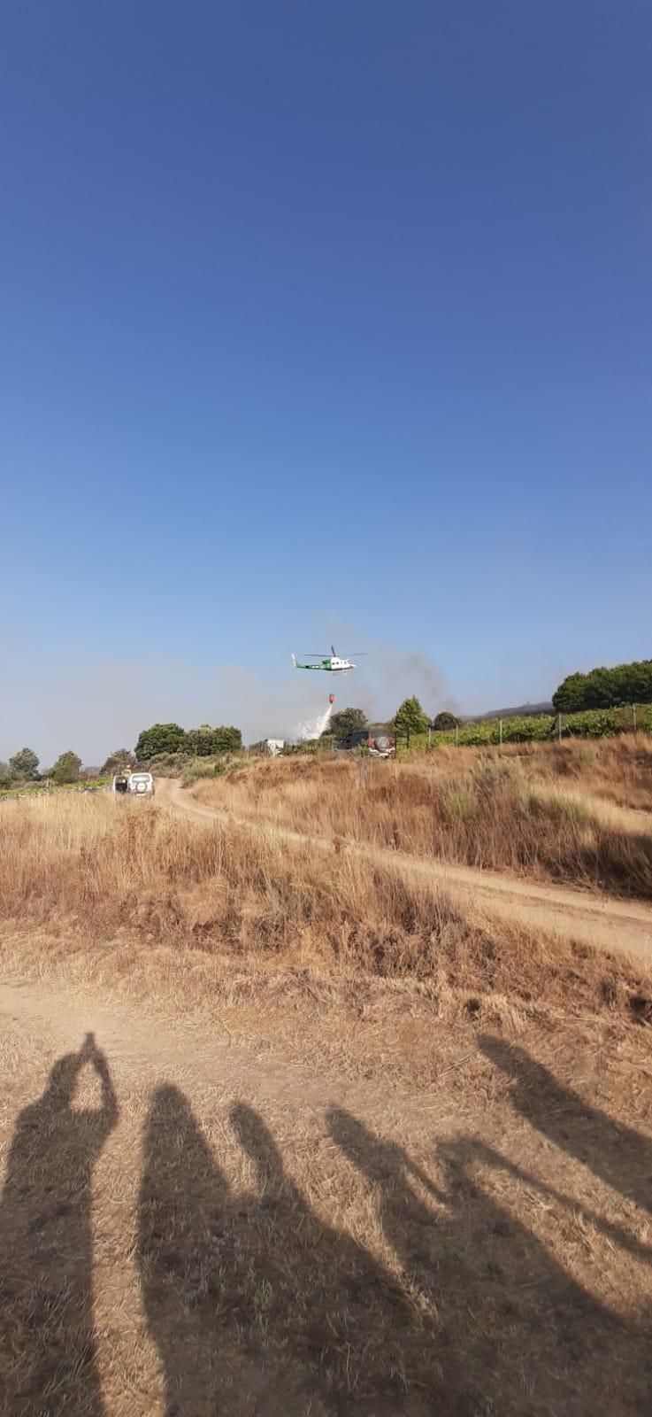 Incendio declarado en Figueruela de Abajo