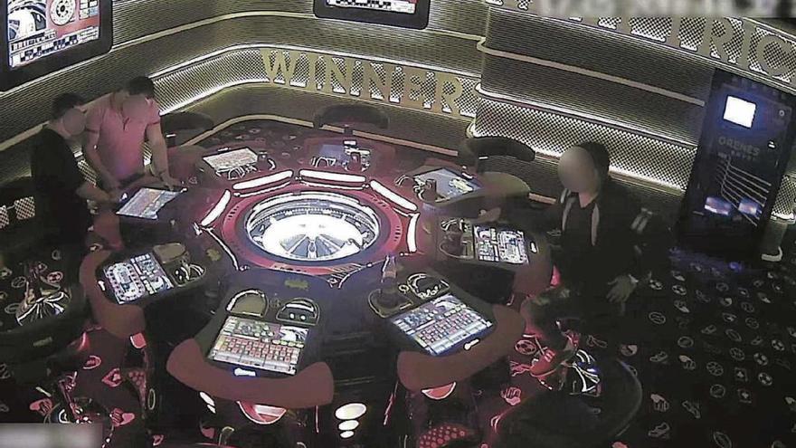 Salón de juego de Mallorca, con ruleta, donde se había detectado recientemente otro fraude en las apuestas.