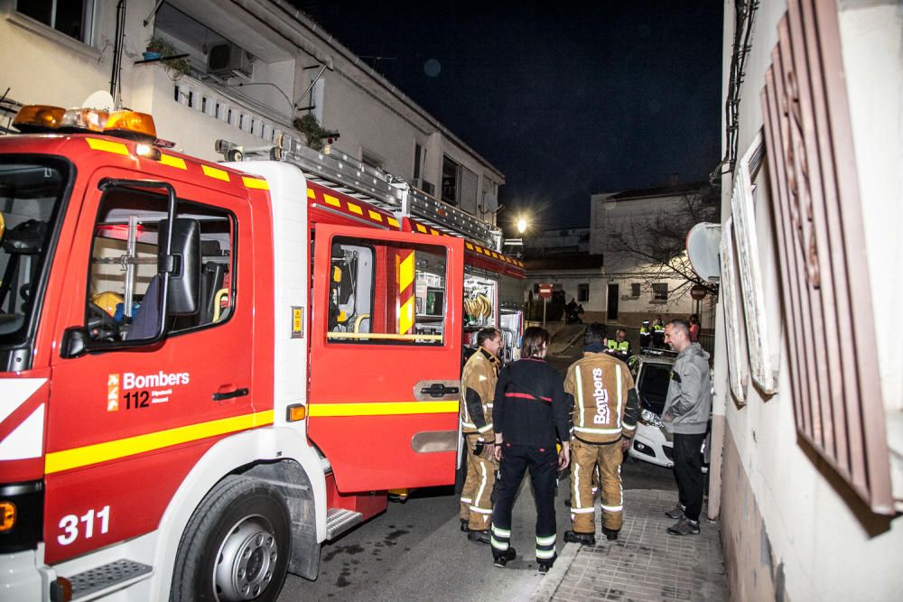 Incendio en una vivienda en el barrio de Batoy