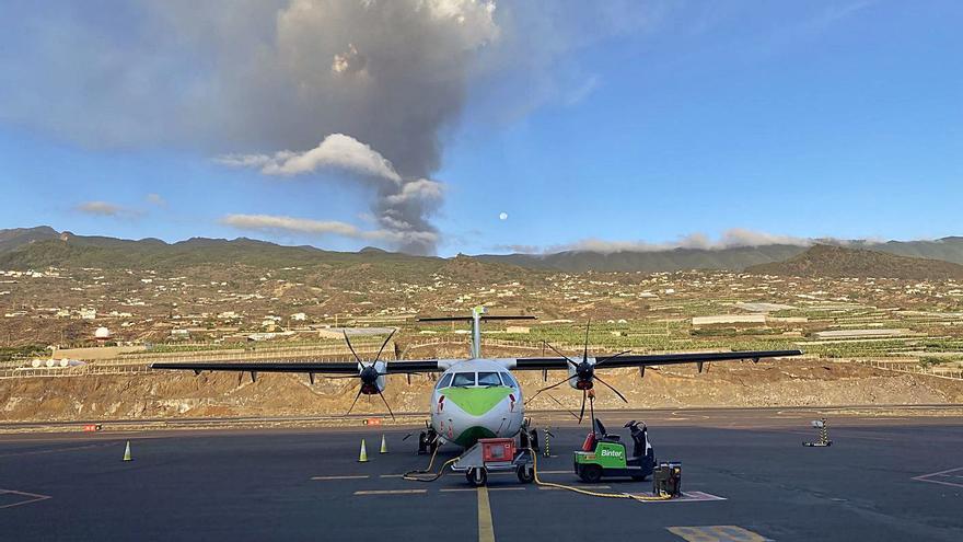 El núvol de cendra obliga a suspendre els vols a La Palma