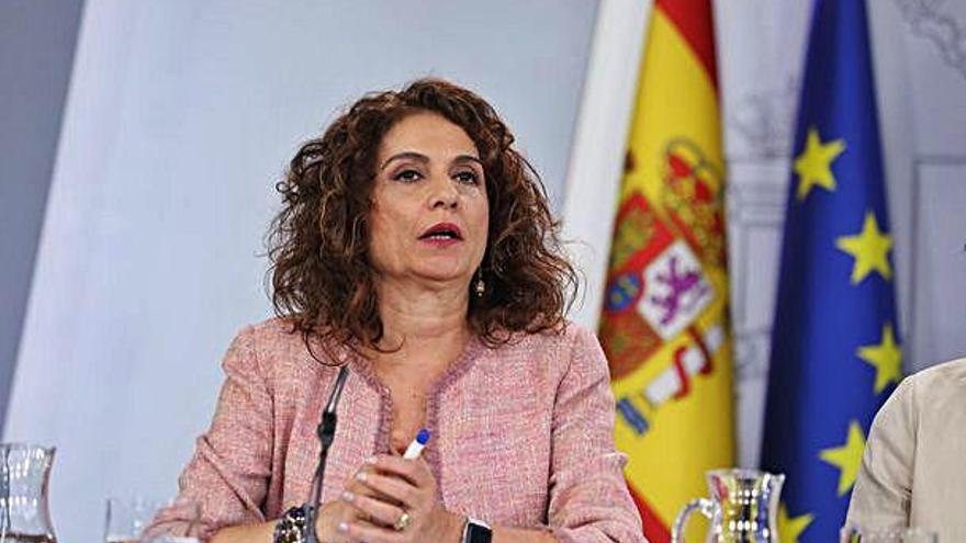 La ministra d&#039;Hisenda, María Jesús Montero