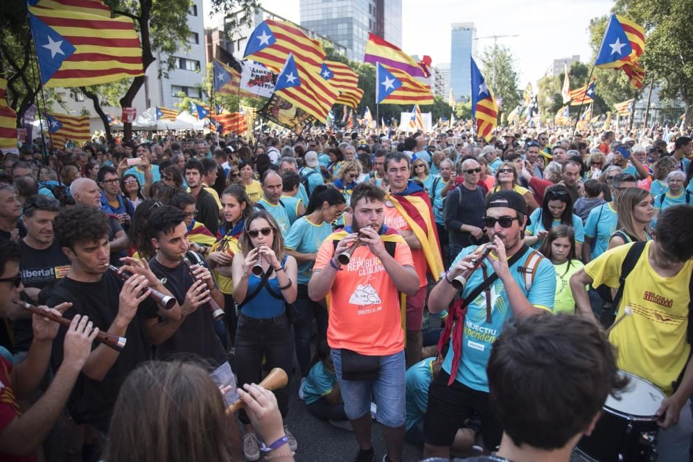 La Catalunya Central a la manifestació de la Diada