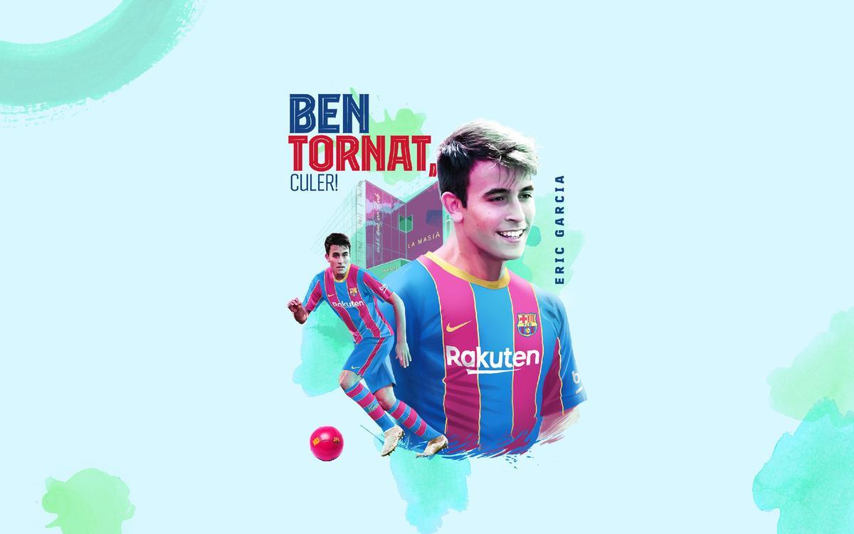 La imagen con la que el Barça anuncia el retorno de Eric Garcia.