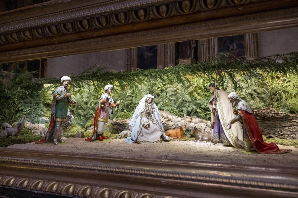 Belenes tradicionales de la parroquia de Santa Creu de Palma.