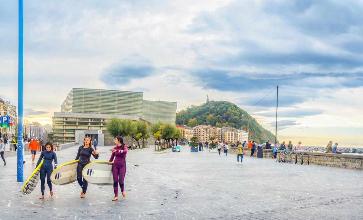 Barrio de Gros, en San Sebastián.