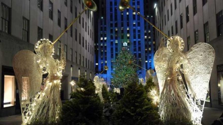 Nueva York ilumina el gran árbol de Rockefeller Center