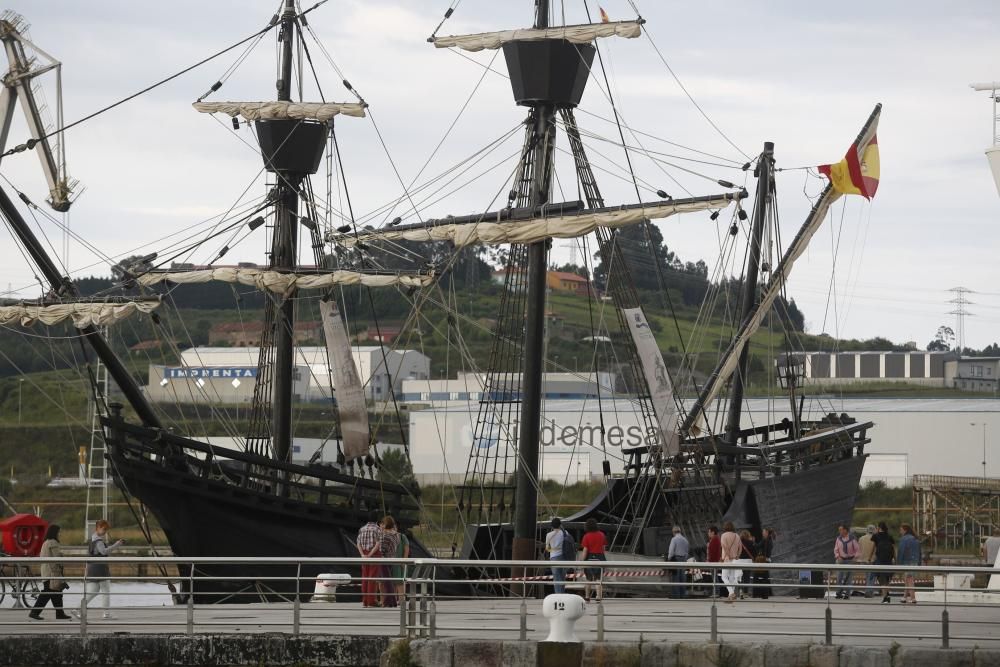 La nao "Victoria" recala en Avilés