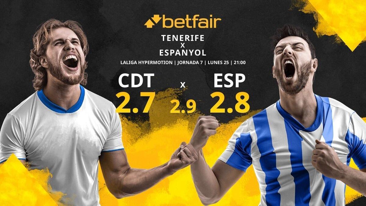 CD Tenerife vs. RCD Espanyol: horario, TV, estadísticas, clasificación y pronósticos