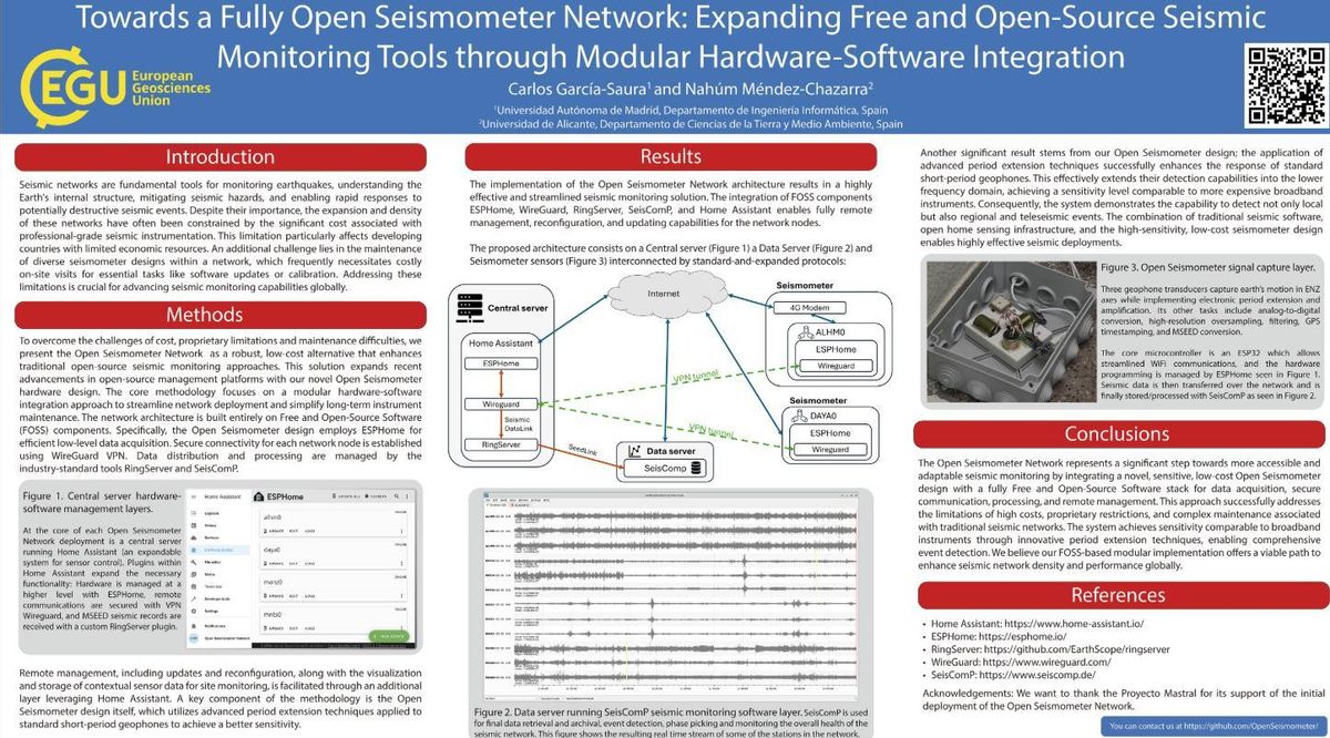 Poster científico presentado sobre la iniciativa por los investigadores