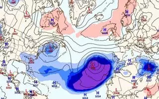 La borrasca Óscar ya se hace notar en Canarias