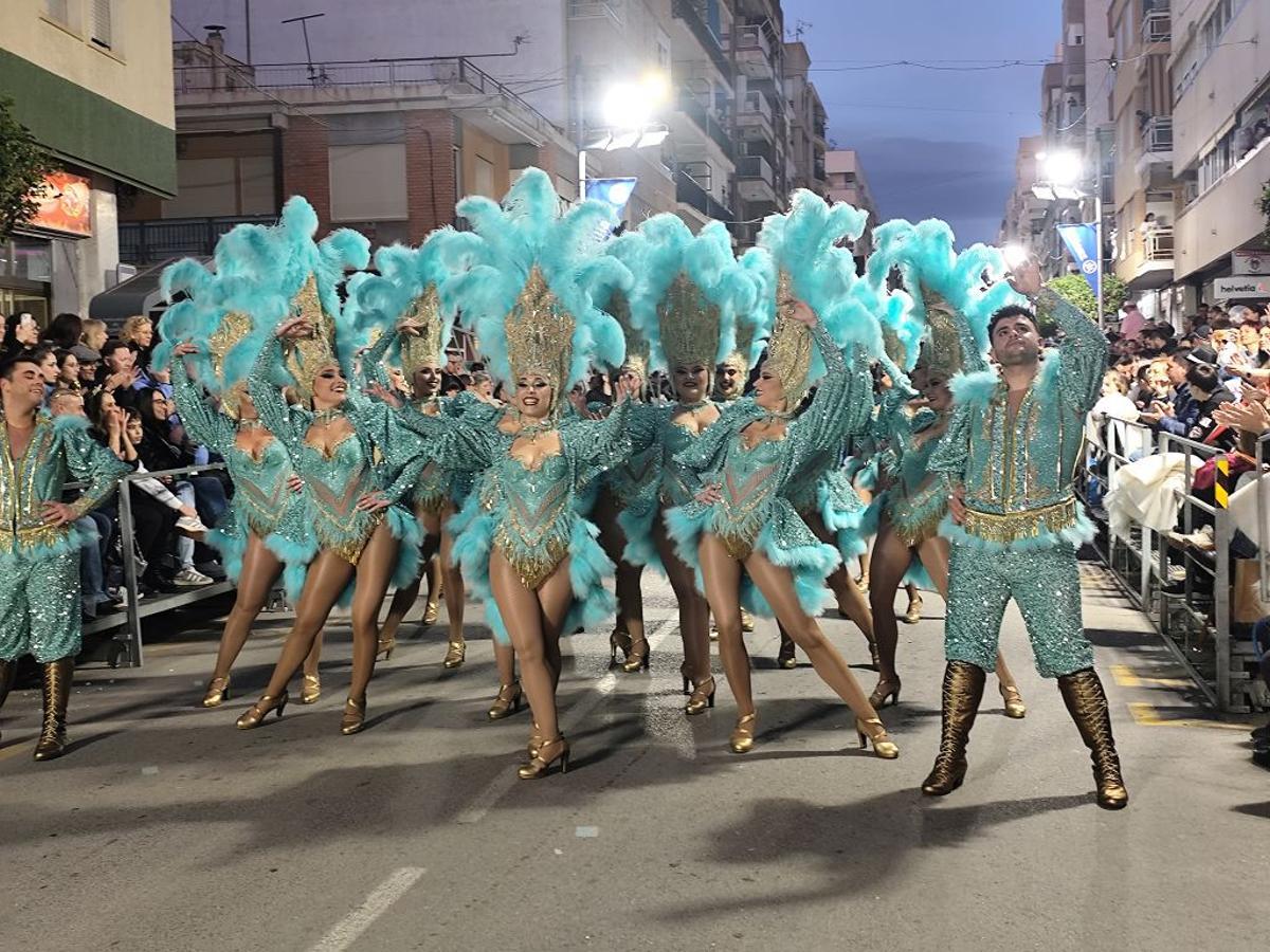 Las imágenes del desfile del Carnaval de Águilas (15 de febrero)