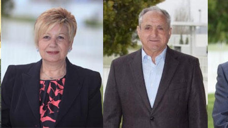 Matilde García, Dolores Arenas, José María Parra y Eliseo Sánchez.