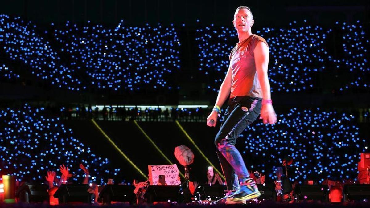 Concierto de Coldplay en Barcelona.