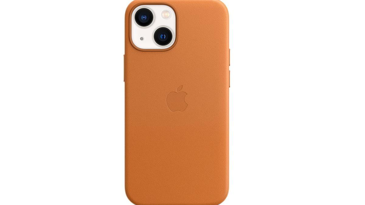 Apple Funda Leather Case con MagSafe (para el iPhone 13 Mini) - Ocre