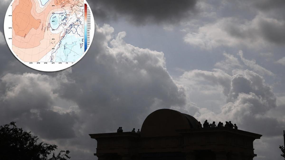 la Aemet informa sobre la «baja atlántica» y sus efectos