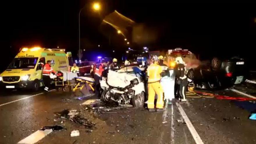 Schwerer Unfall auf Autobahn zwischen Palma und Inca