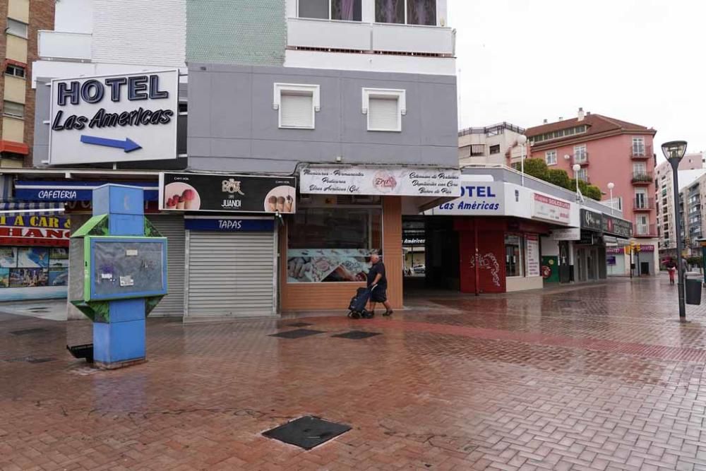 El Estado de Alerta vacía las calles de Málaga