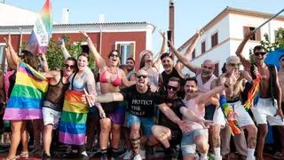Júbilo y reivindicación en la marcha del Orgullo en Ibiza