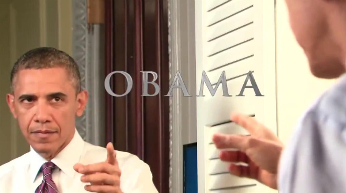 Muntatge en què el president Obama canta la cançó ’Get lucky’ de Daft Punk.
