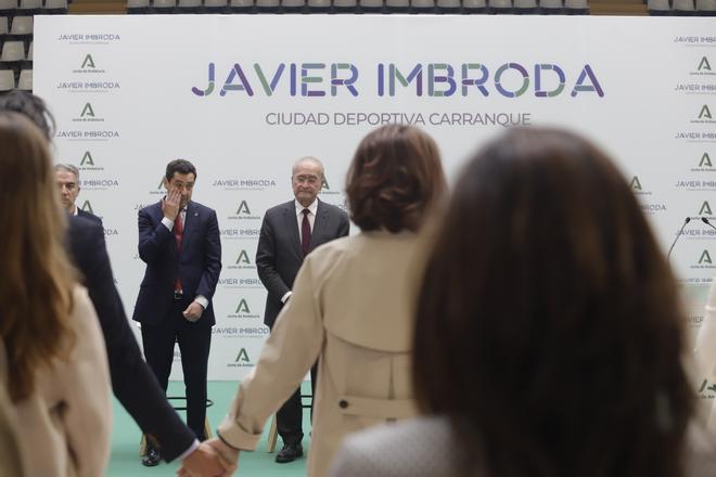 Las imágenes del homenaje a Javier Imbroda en Carranque