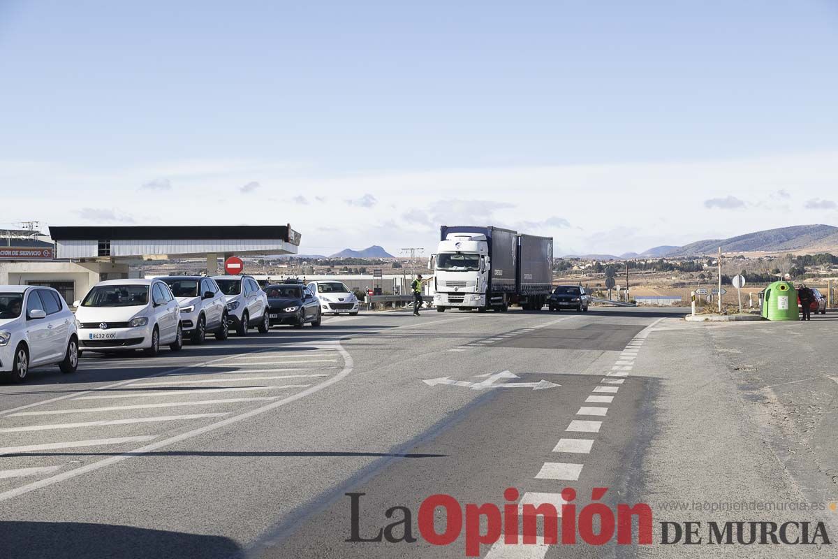 Manifestaciones de agricultores en Caravaca