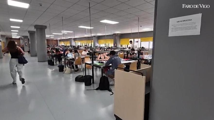 El estudiantado de Pontevedra apura las últimas horas antes de la PAU