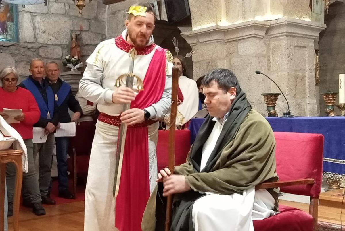 Unha imaxe da Semana Santa na Franqueira