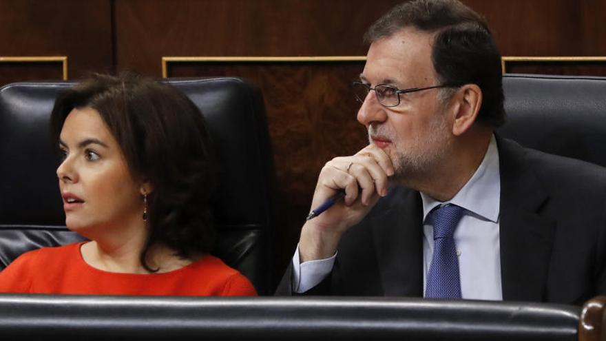 Rajoy, en una sessió al Congrés.