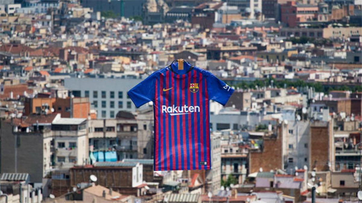 Fc barcelona sale camiseta 2018